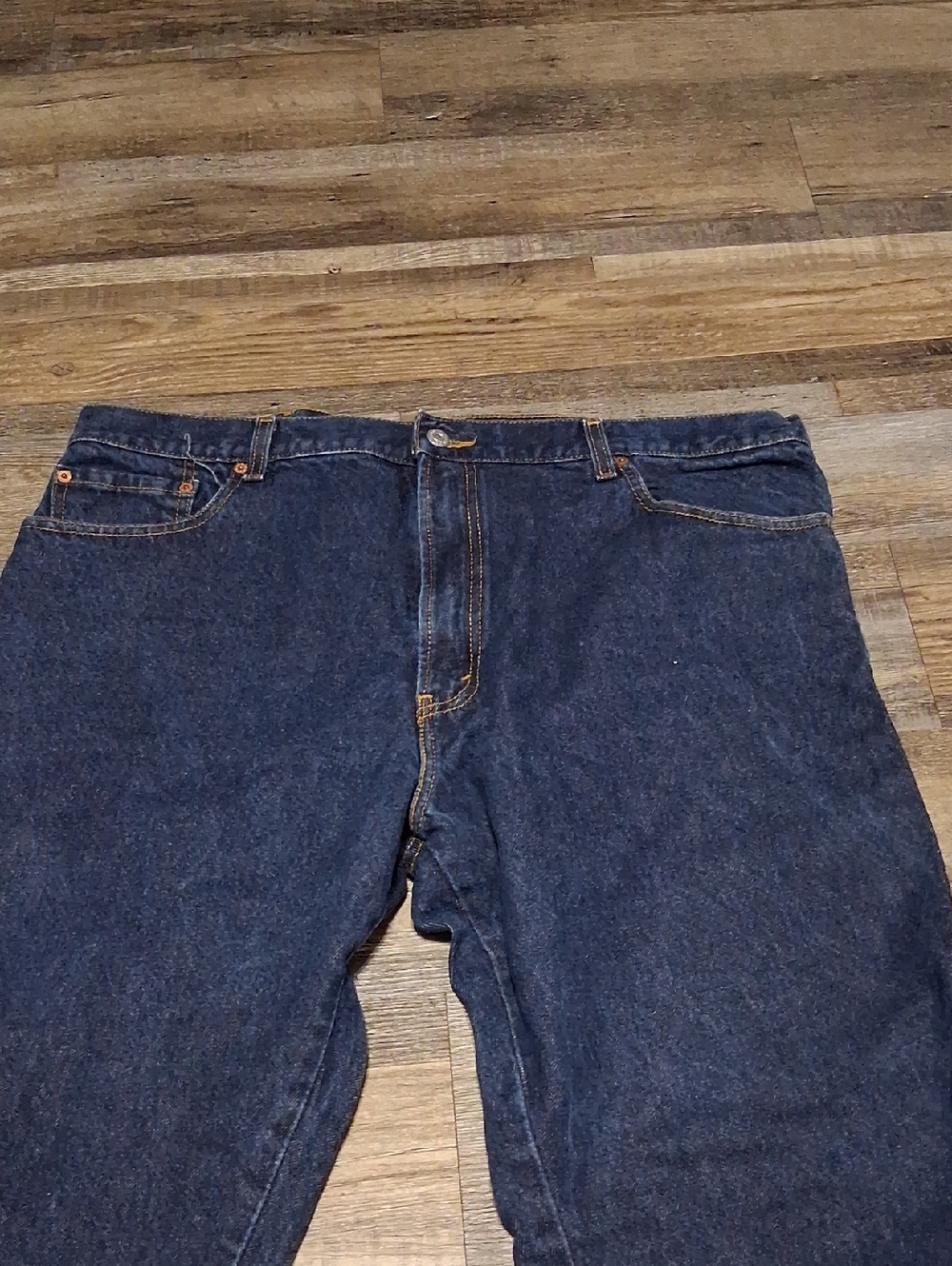 Levi's Men's Straight Jeans in Indigo Blue Denim